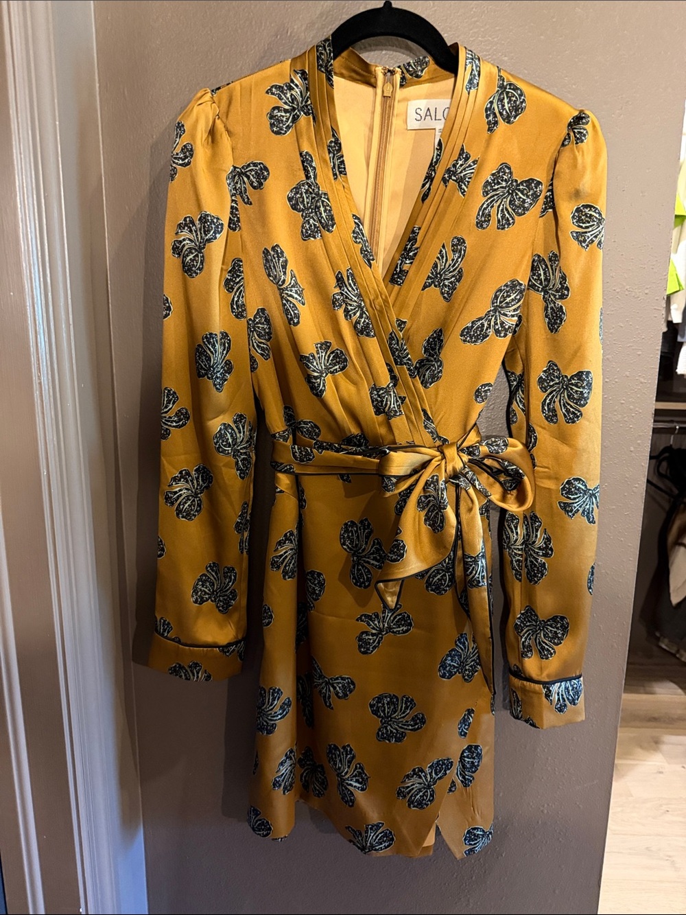SALONI Bibi Piped Dress